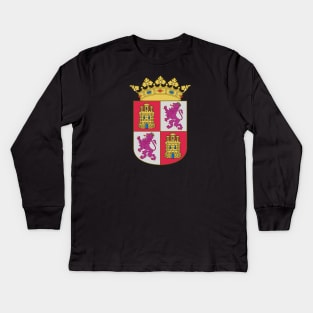 Coat of arms of Castile and León Kids Long Sleeve T-Shirt